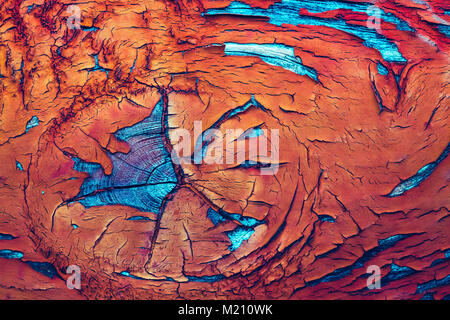 Arrière-plan coloré de la peinture sur une surface en bois Banque D'Images