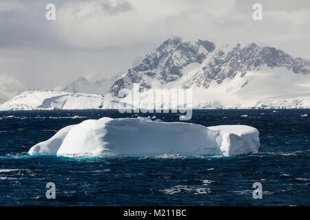 Couvert de la neige et de la glace de l'Antarctique, des paysages de l'Île Anvers Banque D'Images