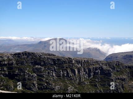 Cape Town vue depuis la montagne de la table Banque D'Images