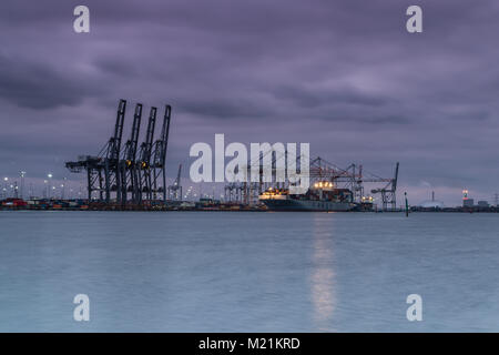 Les quais de Southampton Banque D'Images