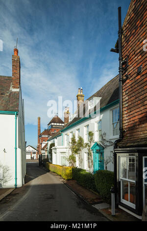 Après-midi d'hiver dans la région de Lewes, East Sussex, Angleterre. Banque D'Images