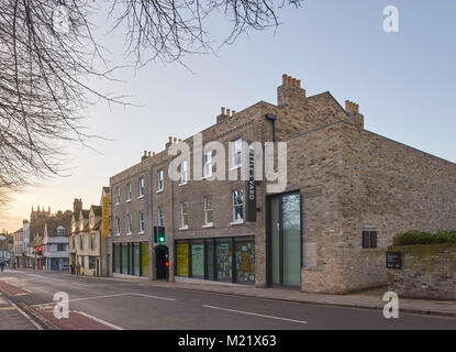 Électrique's Yard, Cambridge art gallery conçu par Jamie Fobert Architectes 2018 Banque D'Images