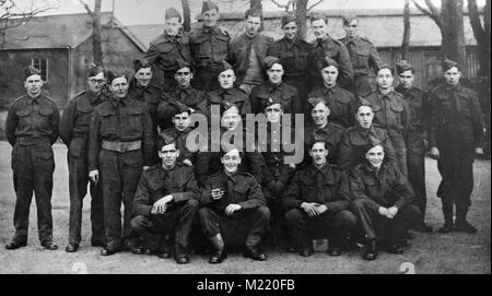 Armée britannique, Royal Army Medical corps, guerre mondiale 2, camp d'entraînement 1939 - 1940 photo de groupe Banque D'Images