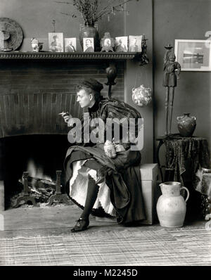 Frances 'Fannie' Benjamin Johnston (1864 - 1952) Early American femme photographe et photojournaliste Banque D'Images