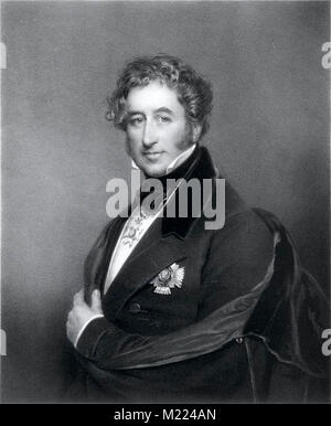 Lord Palmerston, Henry John Temple, 3e vicomte Palmerston, (1784 - 1865), homme d'État britannique qui a servi deux fois comme premier ministre au milieu du 19e siècle Banque D'Images