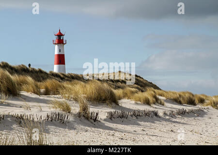 Phare de l'île de Sylt en Allemagne Banque D'Images