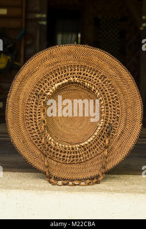 Produits Pinikas, tissé à partir de nito, dans l'artisanat traditionnel Camiguin Banque D'Images