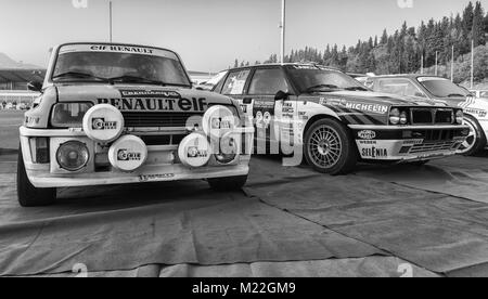 RENAULT 5 GT Turbo 1982 rallye de voitures de course anciennes Banque D'Images