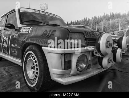 RENAULT 5 GT Turbo 1982 rallye de voitures de course anciennes Banque D'Images