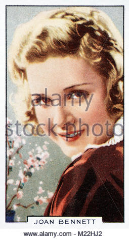 L'actrice américaine Joan Bennett portrait 1910 - 1990 Banque D'Images