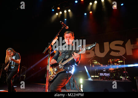 MIAMI BEACH, FL - 22 avril : Gavin Rossdale de Bush effectue au Fillmore Miami Beach le 22 avril 2016 à Miami Beach, Floride Personnes : Gavin Rossdale Banque D'Images