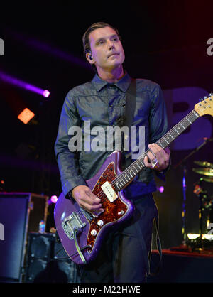 MIAMI BEACH, FL - 22 avril : Gavin Rossdale de Bush effectue au Fillmore Miami Beach le 22 avril 2016 à Miami Beach, Floride Personnes : Gavin Rossdale Banque D'Images