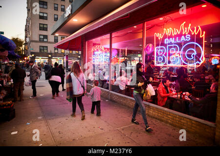 La ville de New York à Manhattan Banque D'Images