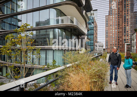 520 West 28th Street, New York, Chelsea. Par l'architecture de Zaha Hadid Banque D'Images