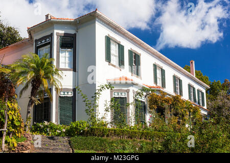 PORTUGAL Madère Madère bâtiment principal musée d'histoire naturelle Jardim Botanico botanical gardens funchal Funchal Madeira portugal Europe de l'UE Banque D'Images