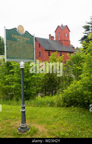 Snowflake Bentley Exposition à la Société historique de Jéricho VT Banque D'Images