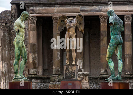 Pompéi Basilique, Italie Banque D'Images