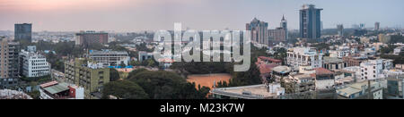 Vue panoramique sur le toit de la ville de Bangalore