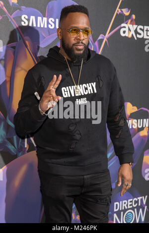 Minneapolis, Minnesota, USA. 3, 2018. Frais LANCE pose pendant la backstage DIRECTV MAINTENANT Super samedi soir, à l'Armory à Minneapolis (Minnesota) Crédit : Daniel DeSlover/ZUMA/Alamy Fil Live News Banque D'Images