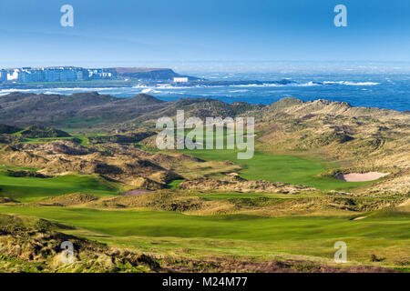 Le Club de golf Royal Portrush, 2018 Irlande du Nord Banque D'Images