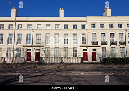 Terrasse Falkner est une rangée de maisons géorgiennes sur l'élégant Upper Parliament Street Liverpool 8. Dans une région connue sous le nom de Liverpool géorgien. Banque D'Images