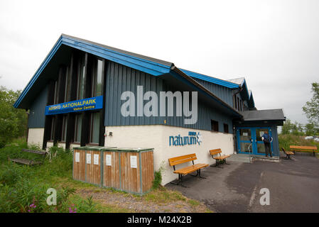 Abisko National Park, Centre d'accueil (Naturum), comté de Norrbotten, en Suède Banque D'Images