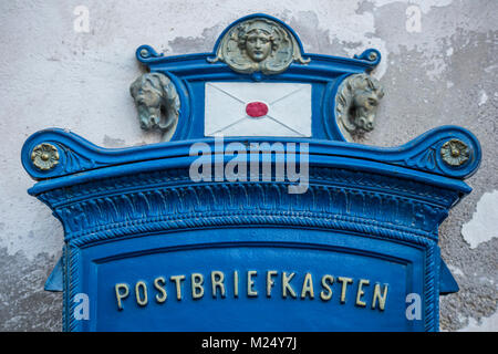 Postbox historique, Allemagne Banque D'Images