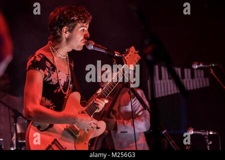 Ezra Furman en live à Liverpool - Février 2018 Banque D'Images