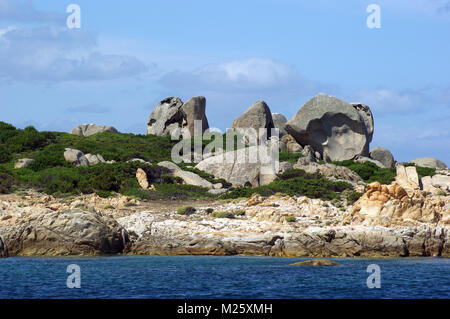 L'île de Santa Maria, l'archipel de La Maddalena, en Sardaigne Banque D'Images