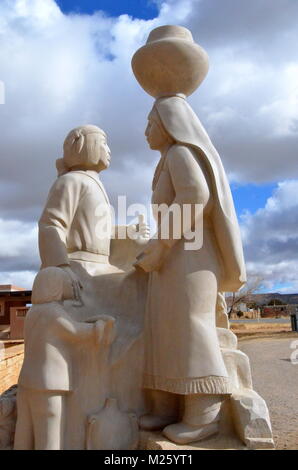 Sky City Centre Culturel à Acoma, Nouveau Mexique Banque D'Images