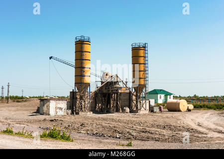 Petite usine de béton Banque D'Images