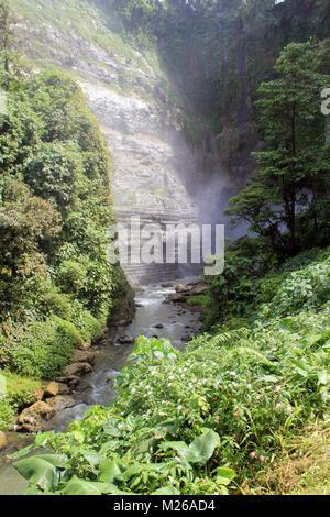 Deuxième du Lac Sebu's Seven Falls Banque D'Images