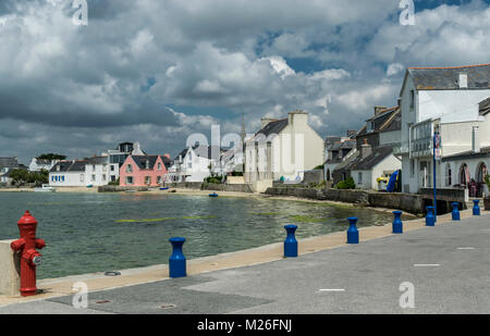 In Plätze in der Bretagne / Frankreich, insbesondere mit kleinen und Ortschaften Finistere endlosen Stränden Banque D'Images