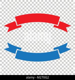 Icône de badge. Illustration vecteur de ruban en télévision style sur fond isolé. Illustration de Vecteur