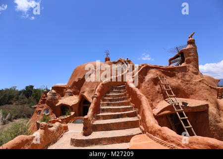 Villa de Leyva, Colombie - Sept 2015 : Casa Terracota architecte Octavio Mendoza Banque D'Images