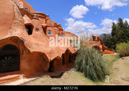 Villa de Leyva, Colombie - Sept 2015 : Casa Terracota architecte Octavio Mendoza Banque D'Images