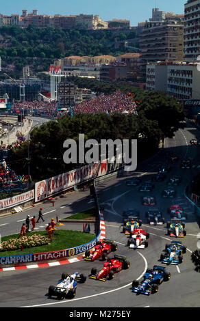 F1, Glles Villeneuve, Williams, Renault Monaco GP 1996 Banque D'Images