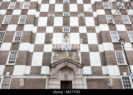 Le logement social conçu par Edwin Lutyens à Westminster Banque D'Images