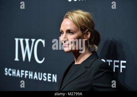 Uma Thurman assiste à l'IWC Schaffhausen 2017 'pour l'amour du cinéma" Gala au Studios de printemps le 20 avril 2017 à New York. Banque D'Images