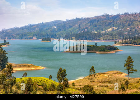 Réservoir de Castlereigh, Hatton, Sri Lanka, Asie Banque D'Images