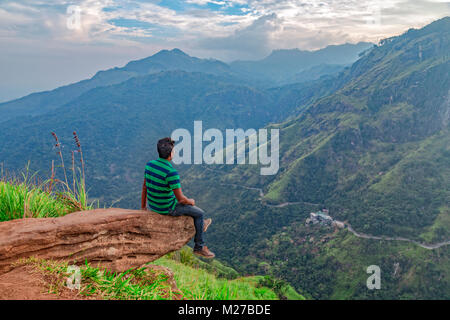 Peu d'Adam's Peak, Ella, Sri Lanka, Asie Banque D'Images