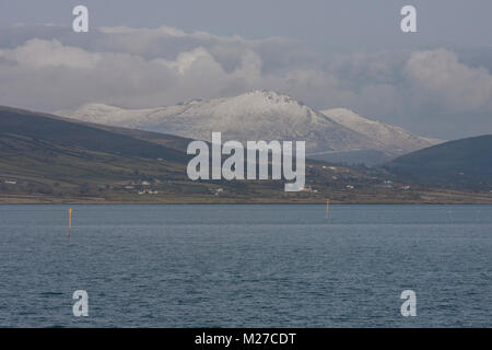 À Carlingford Lough dans le comté de Louth Irlande pour les montagnes de Mourne en Irlande du Nord. Banque D'Images