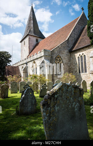 L'église Holy Trinity, Bosham, Chichester Banque D'Images