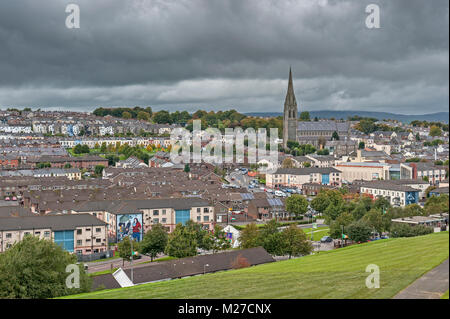 Toits de Londonderry Banque D'Images