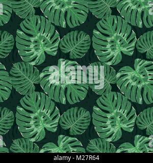 Motif florale. Illustration Vecteur de plantes exotiques Illustration de Vecteur