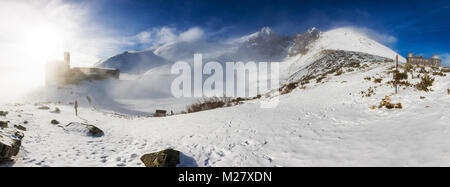 Skalnate tarn et Pic Lomnicky, célèbre destinations en hautes montagnes Tatras, Slovaquie, Europe centrale