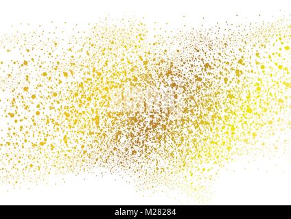 Abstract grunge fond pointillé d'or. Vector illustration design Illustration de Vecteur