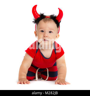 Portrait d'un enfant heureux dans le style d'Halloween Banque D'Images