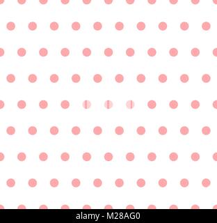 Polka Dot design pattern - emballage le papier ou tissu seamless texture. Illustration de Vecteur
