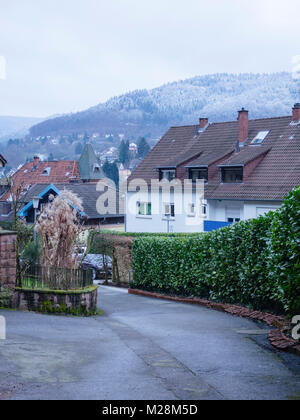 Heidelberg Schlierbach en hiver, février 2018 Banque D'Images